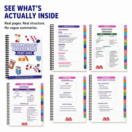 Pharmacology Made Simple: Pocket Guide