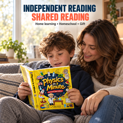 Physics in a Minute Comic Book — INDEPENDENT READING SHARED READING
