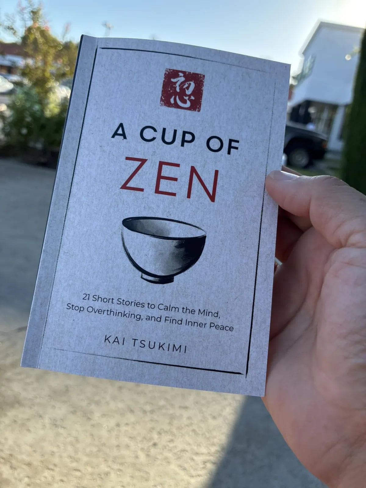 Reader photo of an open page of A Cup of Zen