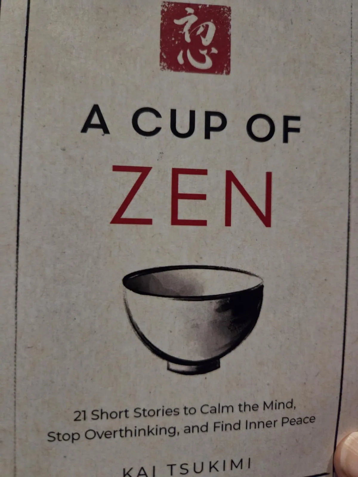 Reader photo of A Cup of Zen at bedside