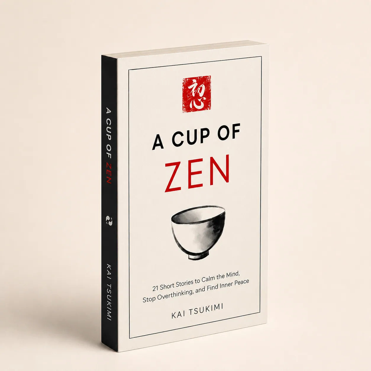 A Cup of Zen paperback shown at a slight angle.
